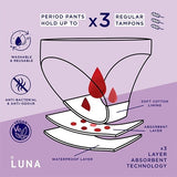 Superdrug Luna Period Bikini Pants - Extra Large GOODS Superdrug   