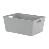 Sainsbury's Home Storage Tray Light Grey 11L GOODS Sainsburys   