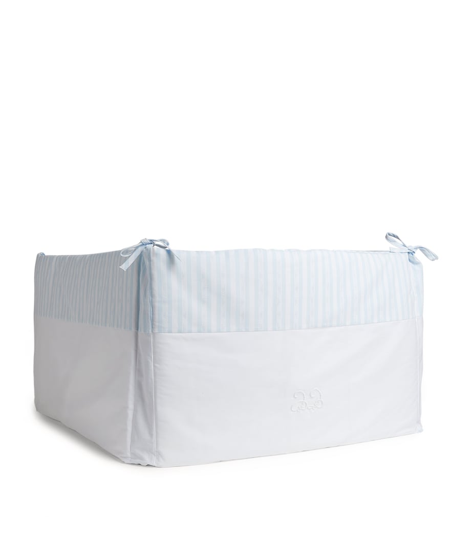 Tartine et Chocolat striped cotton bed bumper for baby (British brand)