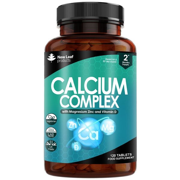 New Leaf Calcium Complex - Magnesium Zinc Vitamin D 120 Fill GOODS Superdrug   