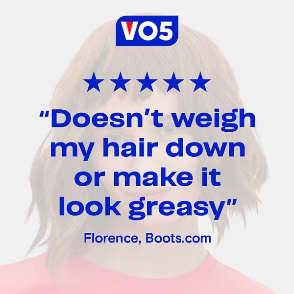 VO5 Natural Volume Hair Mousse 250ml (British brand)
