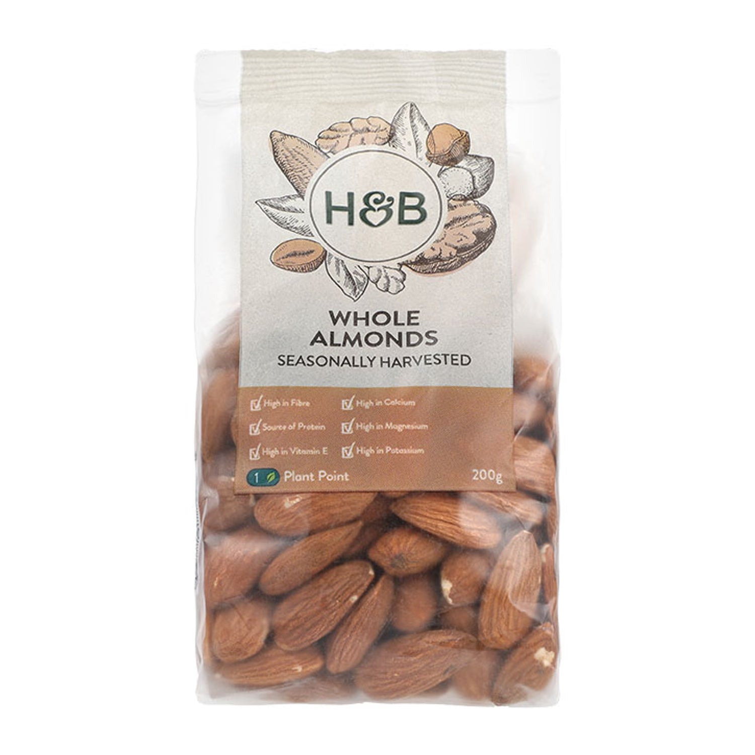Holland & Barrett Whole Almonds 200g, UK version