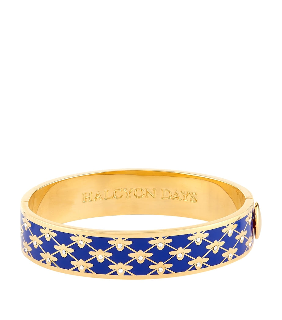 Halcyon Days Bee Trellis Bangle - British product