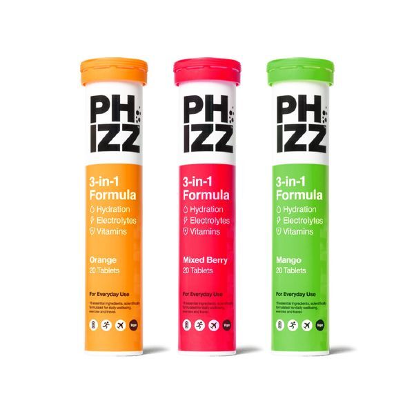 Phizz 3in1 Hydration, Electrolytes & Vitamins Bundle 1