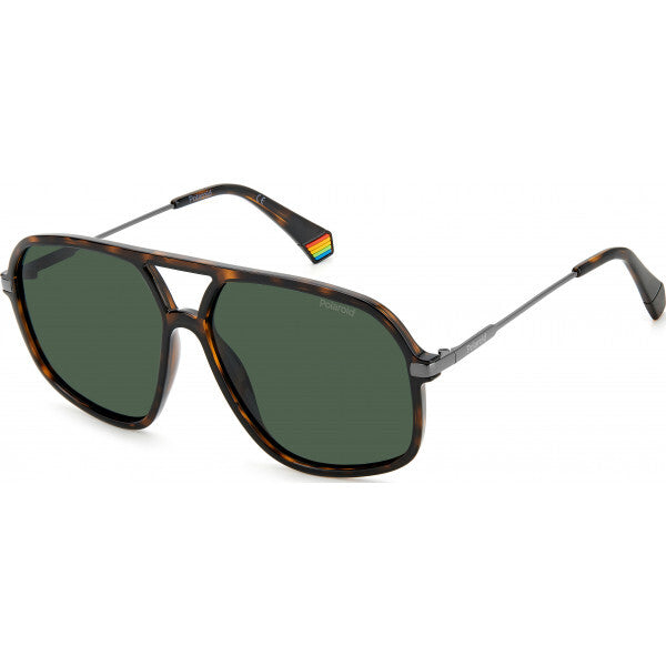 Polaroid green sunglasses PLD 6182 plastic frame, imported from the UK
