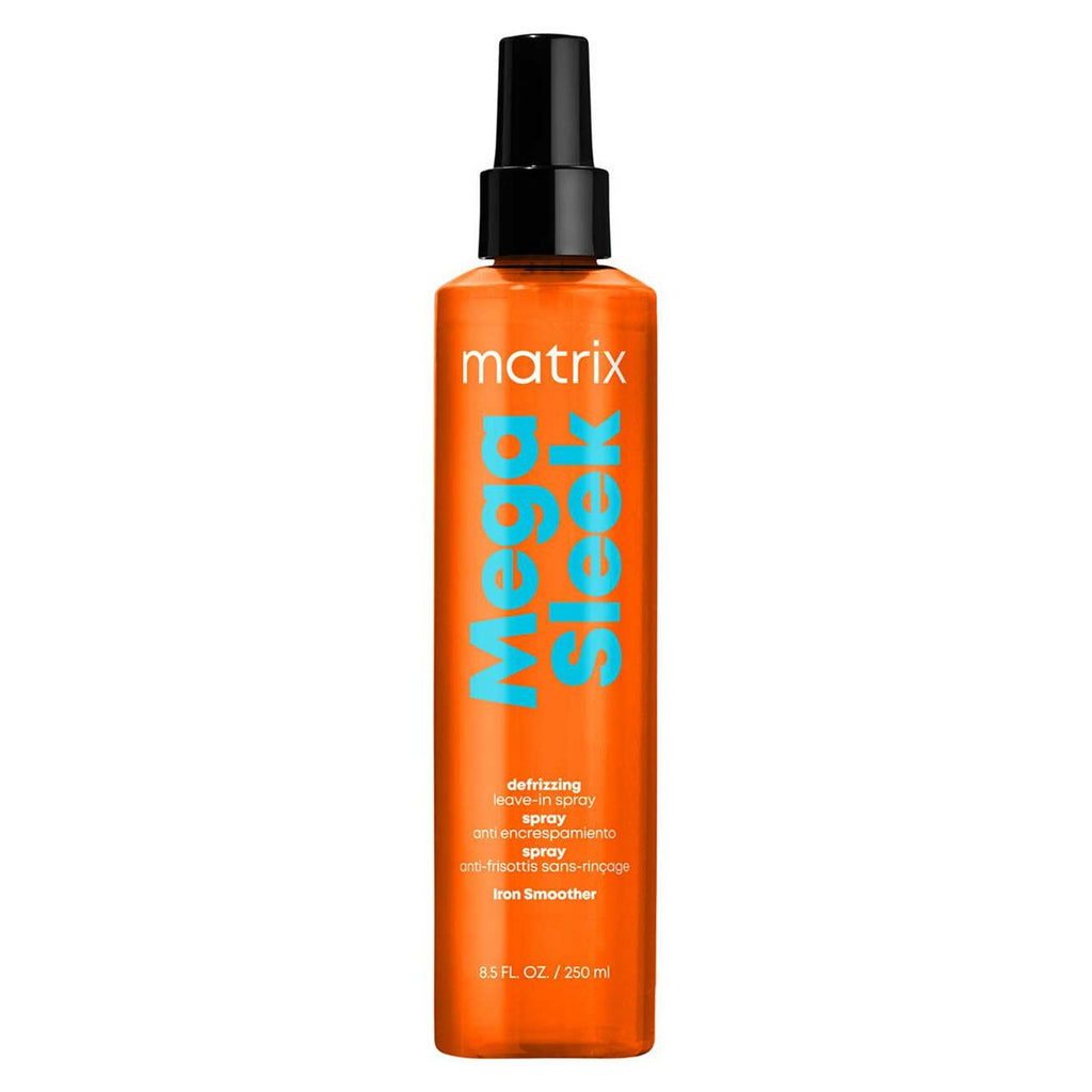 Matrix Mega Sleek Iron Smoother Heat Protecting Iron Smoother For Frizzy Hair, 250 ml