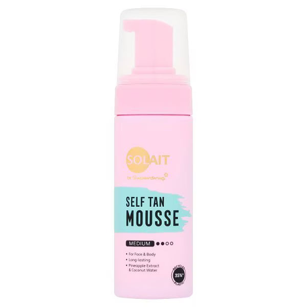 Solait self tan mousse Medium 150ml (British brand)