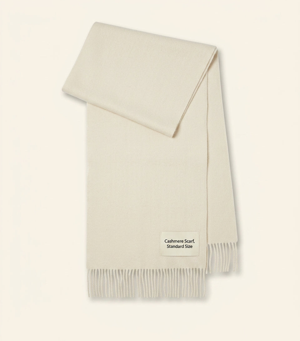 Burberry cashmere check scarf woven in Scotland (British brand)