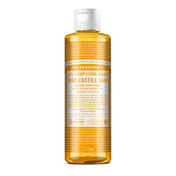 Dr Bronner Citrus Castile Liquid Soap - 237ml GOODS Superdrug   