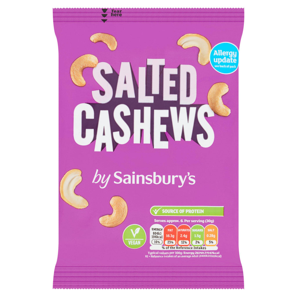 Sainsbury's Salted Cashew 200g