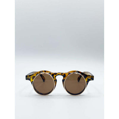 Superdrug SVNX Brown Flip Lens Sunglasses- Buy online at McGrocer