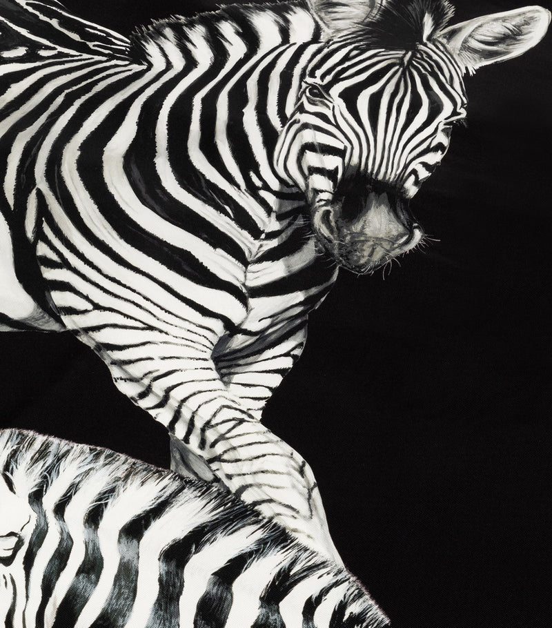 Dolce&Gabbana Casa Silk Zebra Quilted Throw 140cm x 180cm - British product