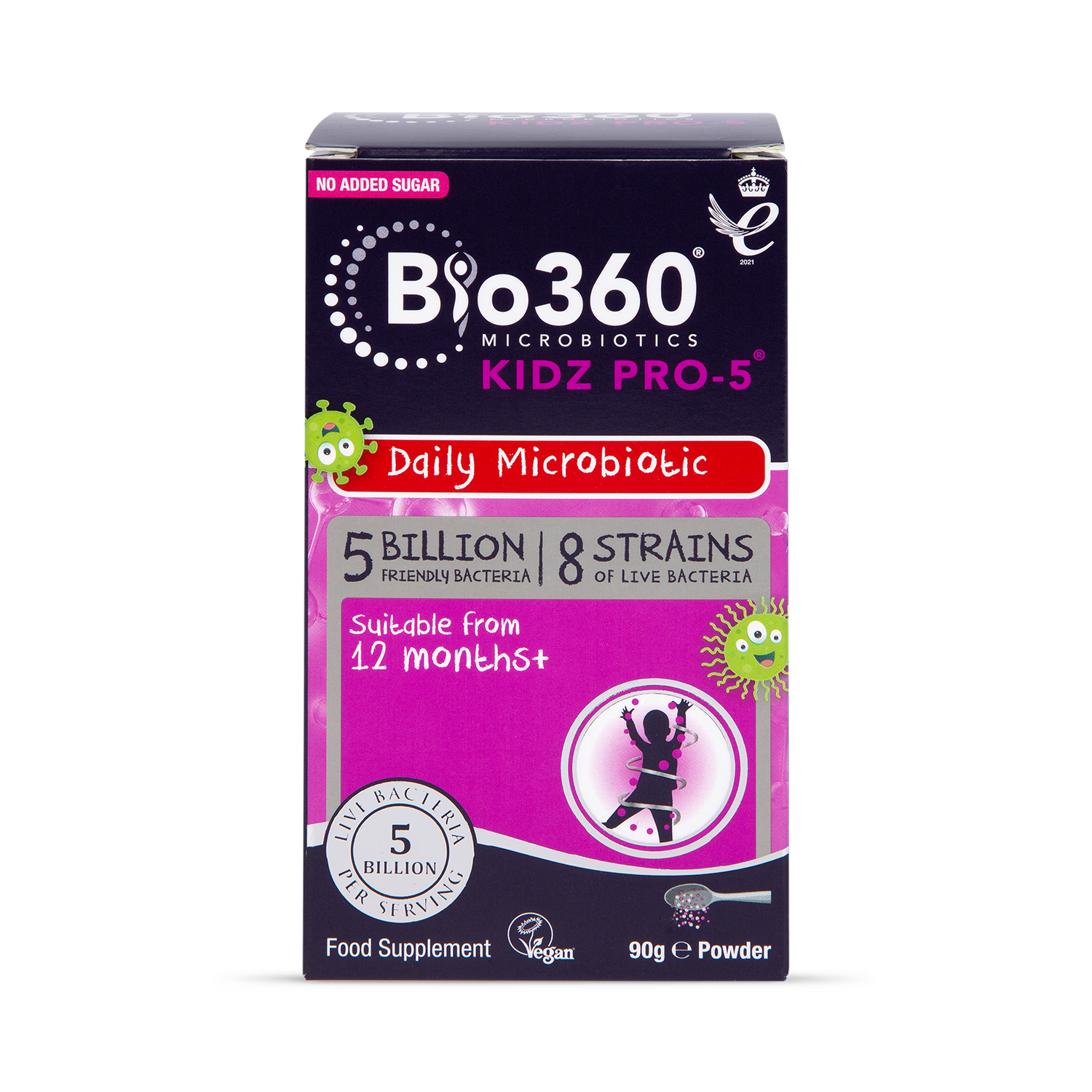 Nature's Aid Kidz Pro-5 probiotic powder 90g, imported from the UK