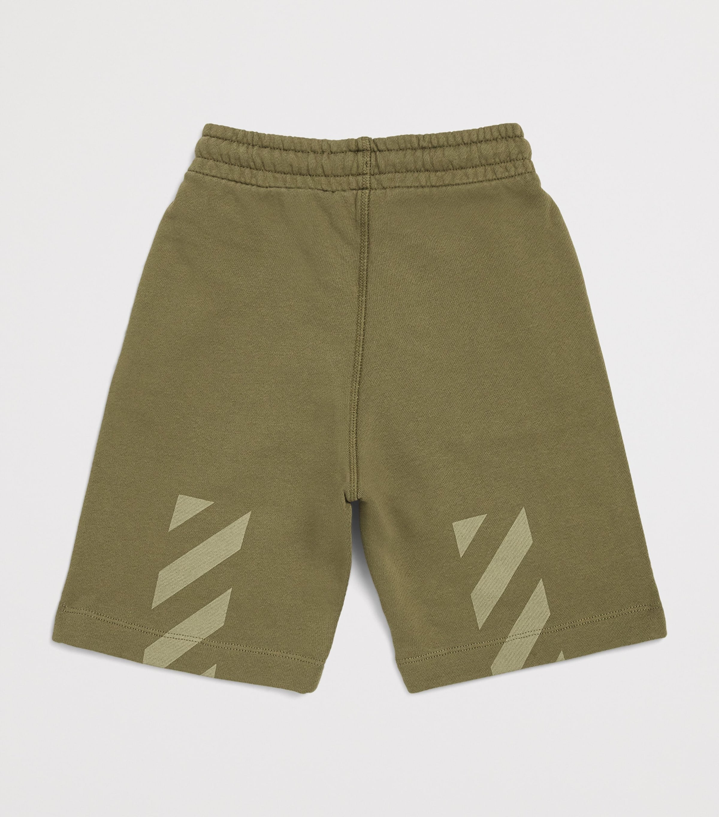 Off-White Kids Jersey Logo sweatshorts 4-12+ years, imported from the UK