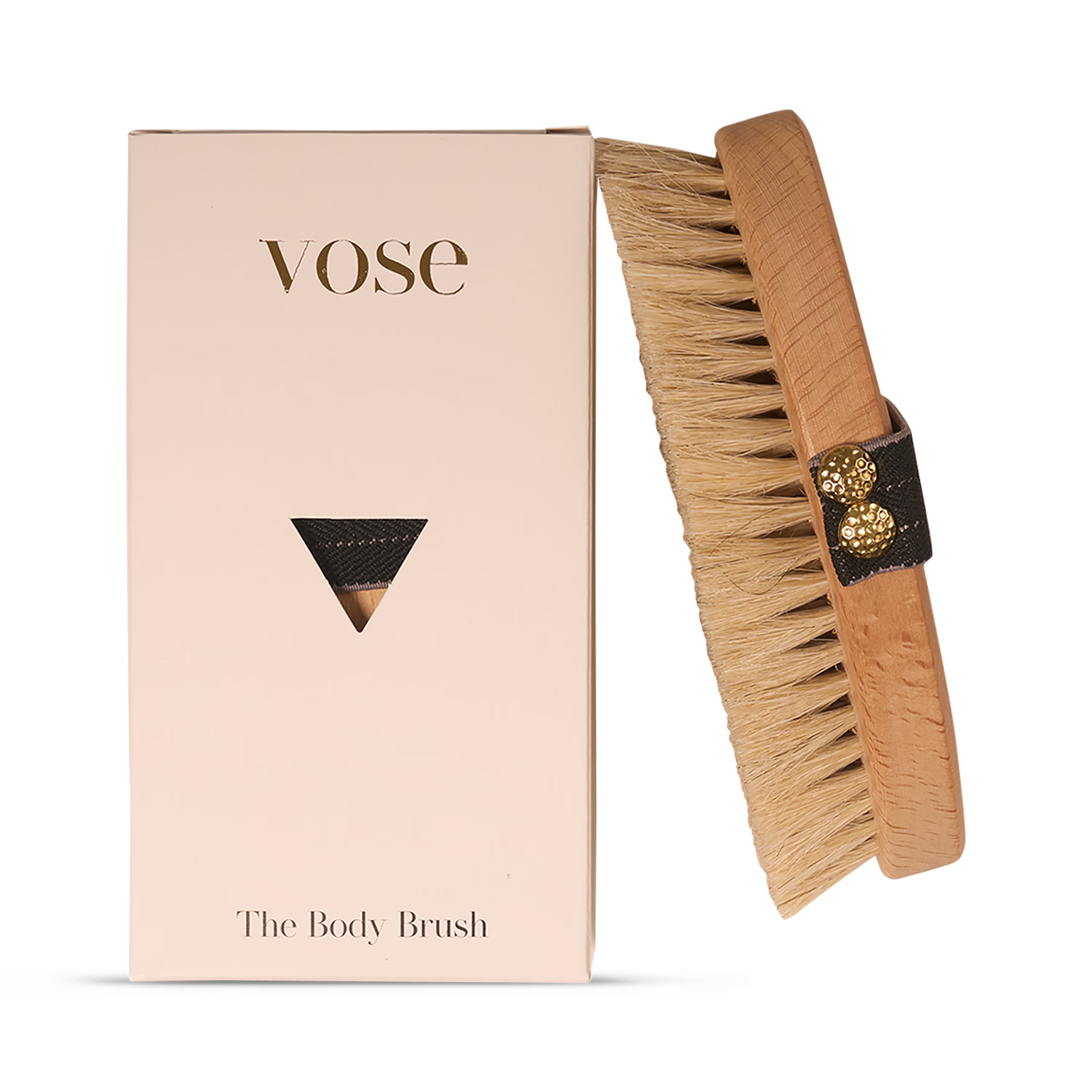 Natural horse hair body brush - British product