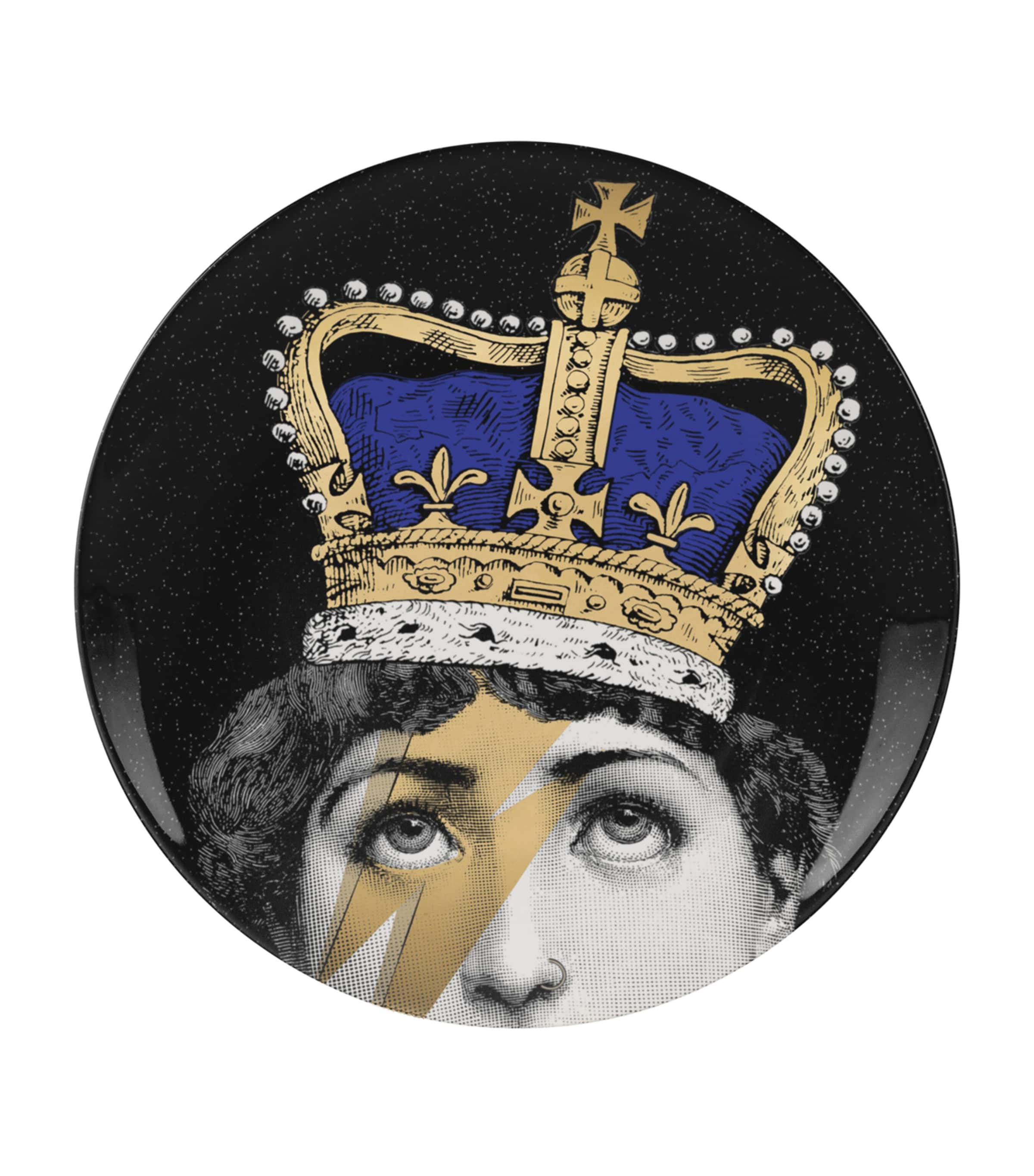 Fornasetti Tema e Variazioni No 389 wall plate 26cm - British product