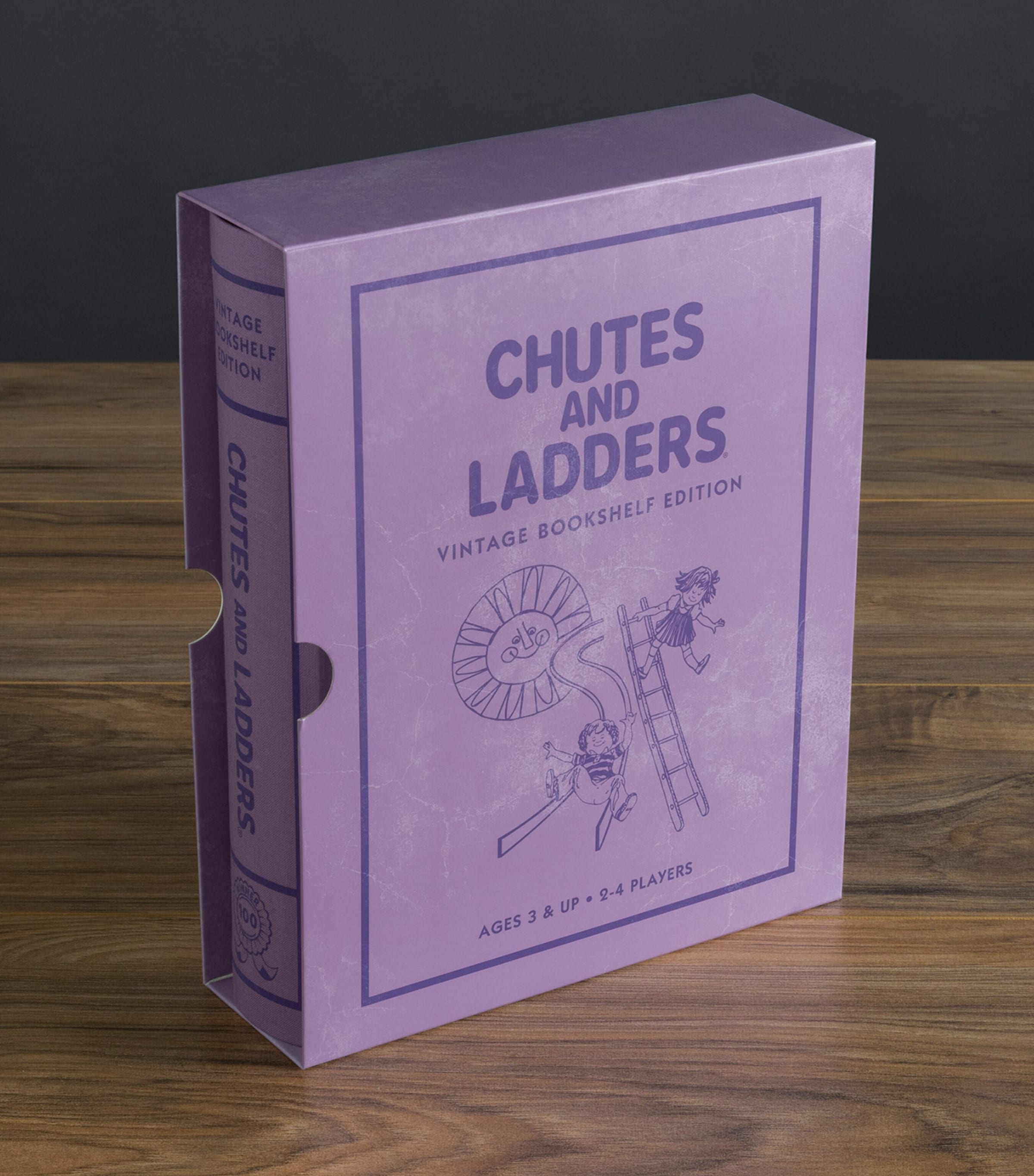 Vintage Bookshelf Chutes and Ladders board game (British brand)