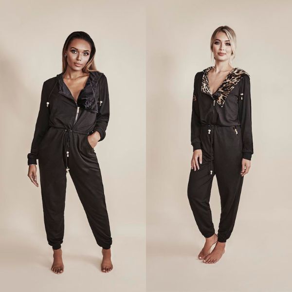 Bronzie After Tan Jumpsuit Black Size 20-24 Curve GOODS Superdrug   