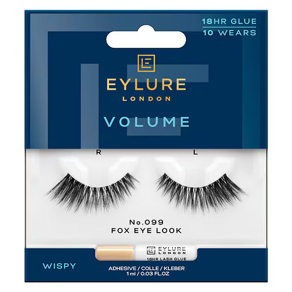 Eylure False Eyelashes Volume Lash No. 099 Fox Eye - British product