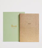 Harrods metallic leather A5 diary 2027 - British product