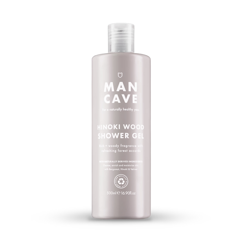 ManCave Hinoki Wood shower gel 500ml (British brand)