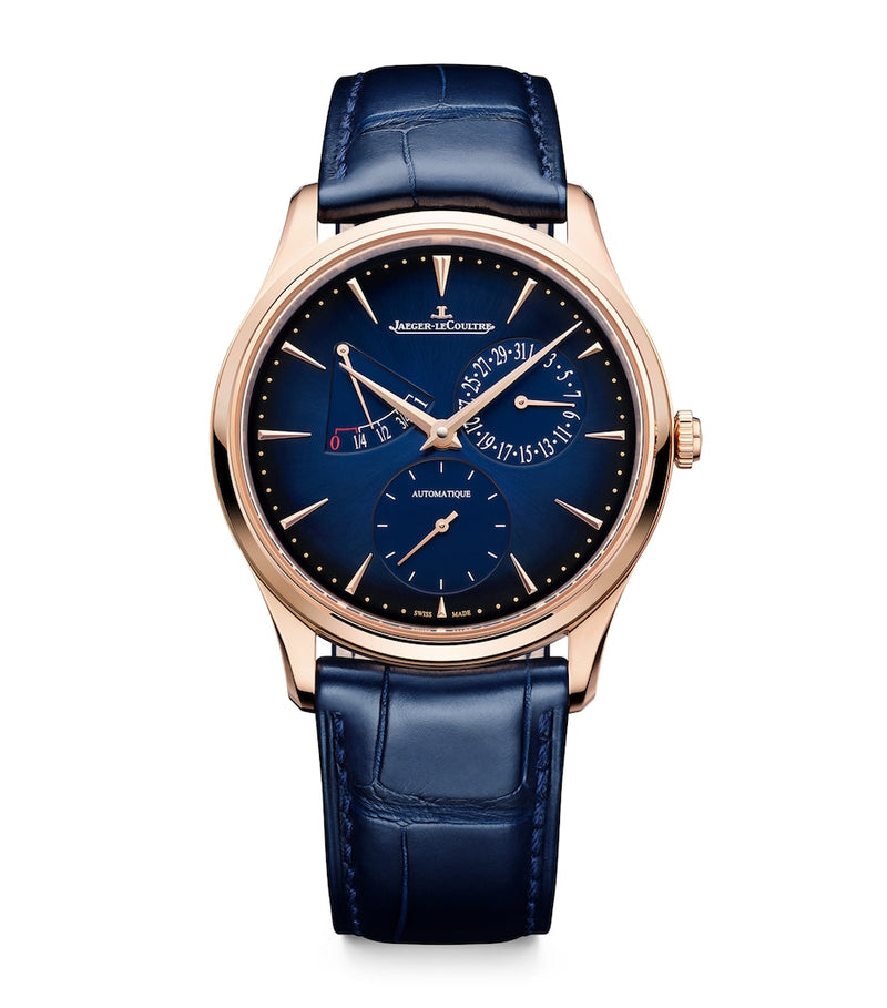 Jaeger-LeCoultre rose gold Master Ultra Thin power reserve watch 39mm, UK version
