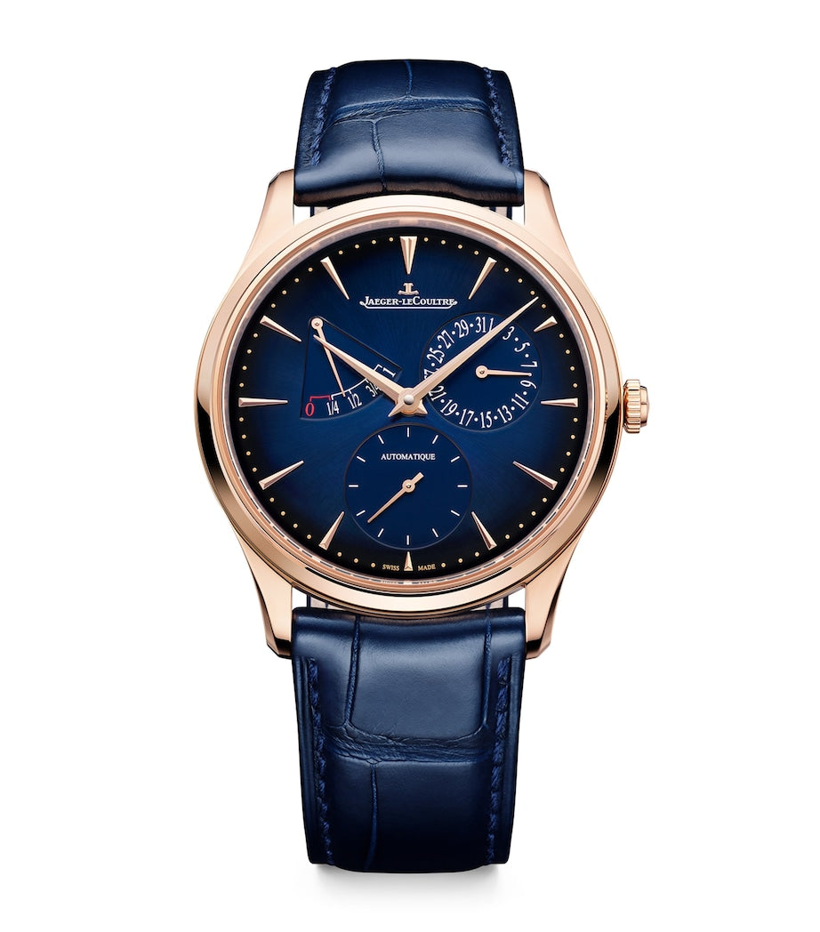 Jaeger-LeCoultre rose gold Master Ultra Thin power reserve watch 39mm, UK version