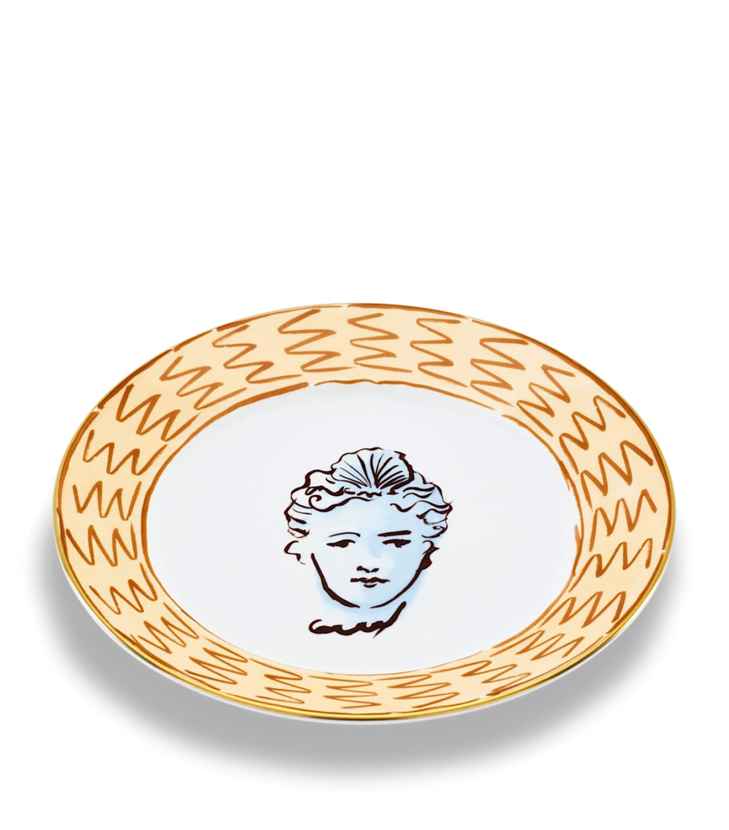 GINORI 1735 porcelain plate Il Viaggio di Nettuno 28cm, UK version