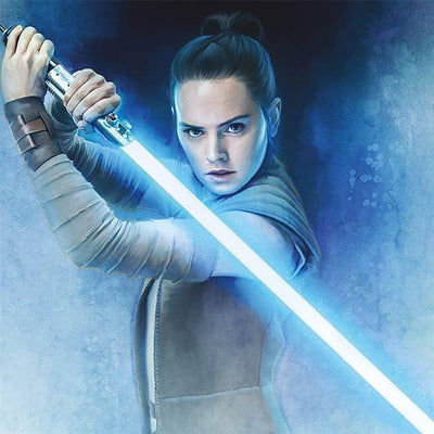 Superdrug Star Wars: The Last Jedi Lightsaber Rey Canvas Print- Buy online at McGrocer