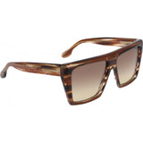 Victoria Beckham brown acetate sunglasses VB686S 56 (British brand)