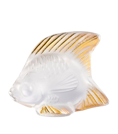 Harrods Lalique Crystal Fish Sculpture Decorative Crystal Art- Buy online at McGrocer