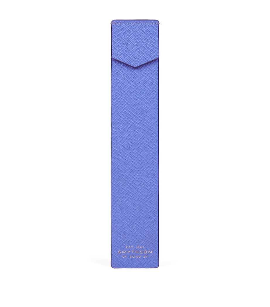 Smythson Panama leather bookmark for books (British brand)