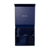 Silk Addict mulberry silk gift set navy, UK version