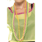 Smiffys fluorescent beads neon 4 strands, imported from the UK