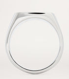 Tom Wood Large Mined Ring sterling silver diamond, UK version