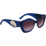 Lunettes de soleil Karl Lagerfeld bleues en acétate 52 mm (marque britannique)