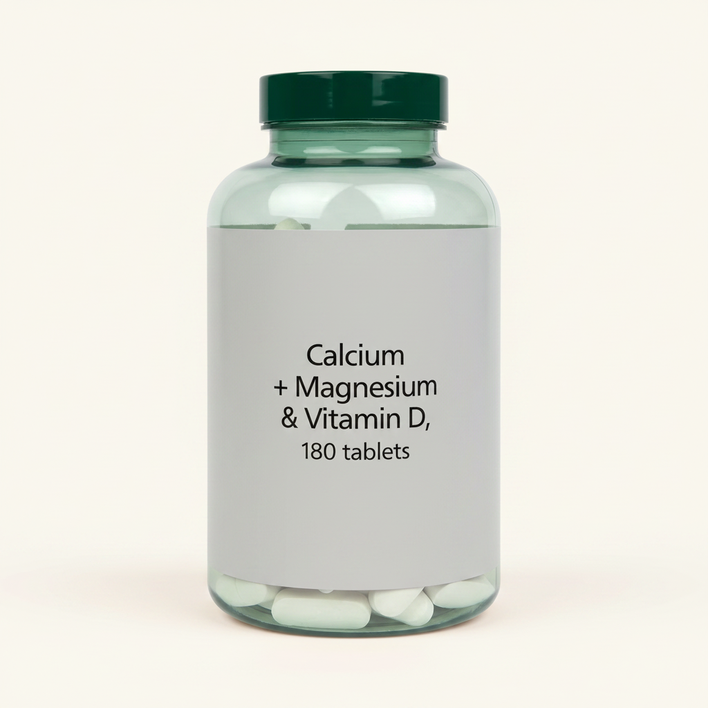 Holland & Barrett Calcium + Magnesium & Vitamin D 60 Tablets