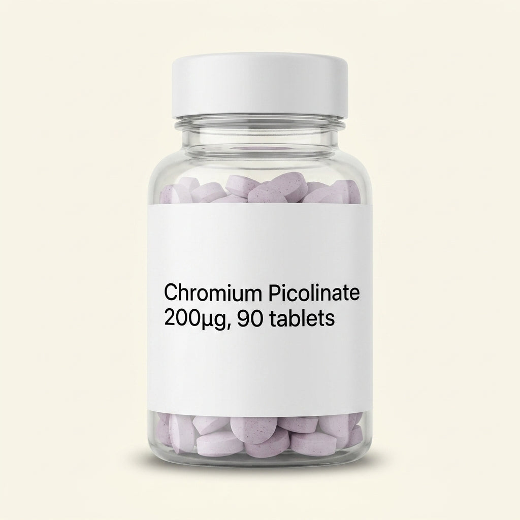 Holland & Barrett chromium picolinate tablets 200µg 90 tablets - British product