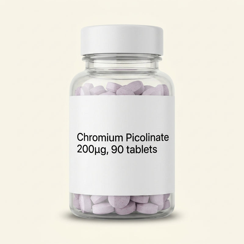 Holland & Barrett chromium picolinate tablets 200µg 90 tablets - British product