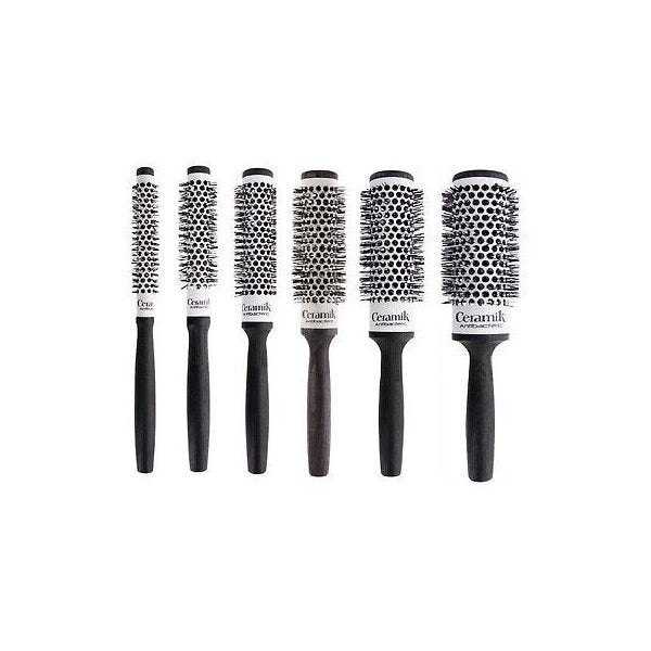 TEK Ceramik antibacterial round brush 13-42mm set, UK version