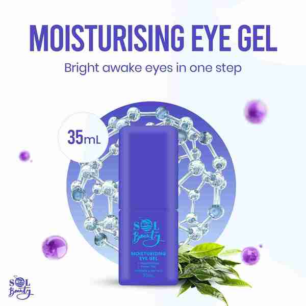 Sol Beauty Moisturising Eye Gel with Niacinamide 35ml - British product