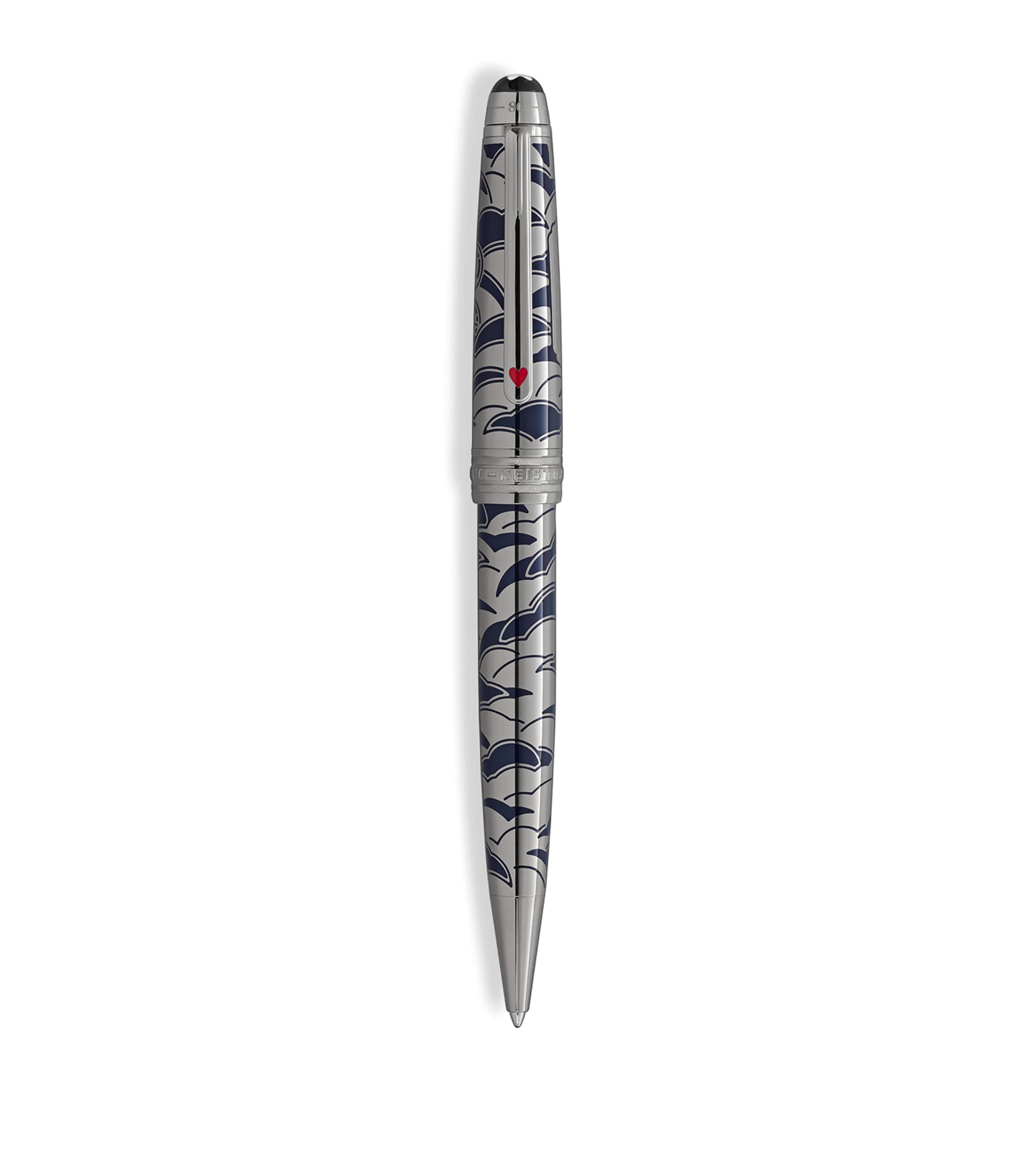 Montblanc ballpoint pen with Around the World design, midsize, imported from the UK