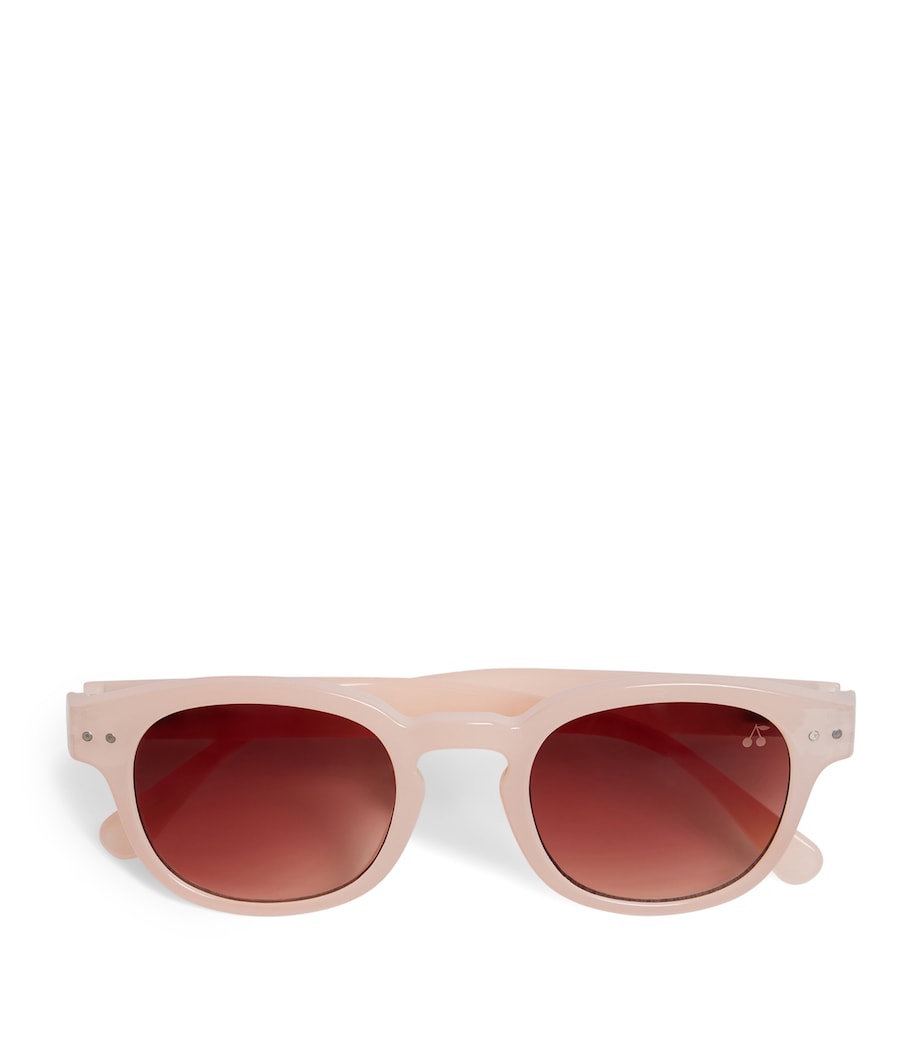 Bonpoint cherry-detail square sunglasses (British brand)