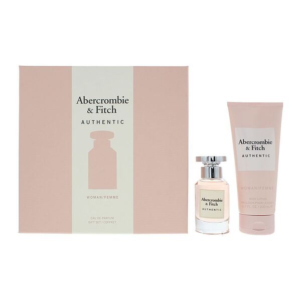 Abercrombie & Fitch Authentic Woman Gift Set 50ml EDP GOODS Superdrug   