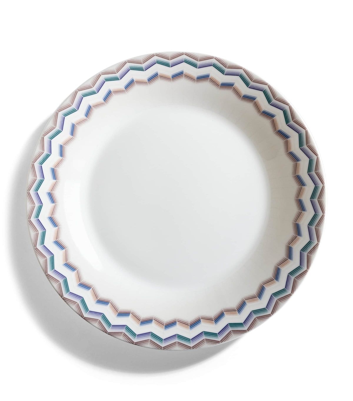 Missoni Home soup plate Zigzag Jarris 148 22cm, imported from the UK