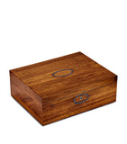 WOLF ballet musical jewellery box with Swan Lake music and embroidered theatre design (British brand)