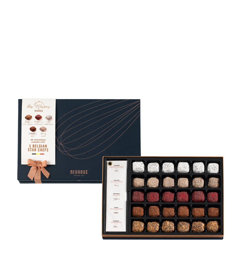 Neuhaus Les Trésors de Neuhaus chocolate truffles selection box 300g, imported from the UK