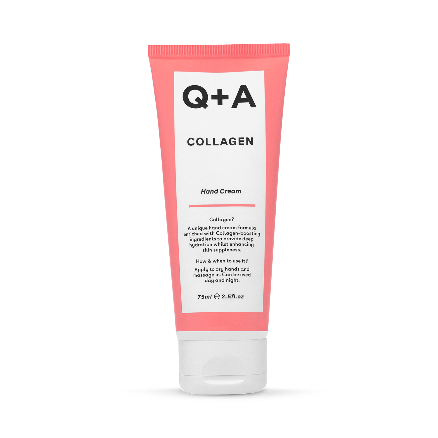 Q+A Collagen Hand Cream 75ml - British product
