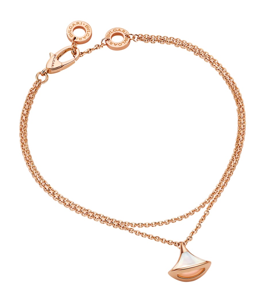 Bvlgari Divas' Dream rose gold mother-of-pearl bracelet, UK version