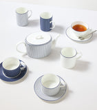 Wedgwood Gio Blue bone china mug (British brand)